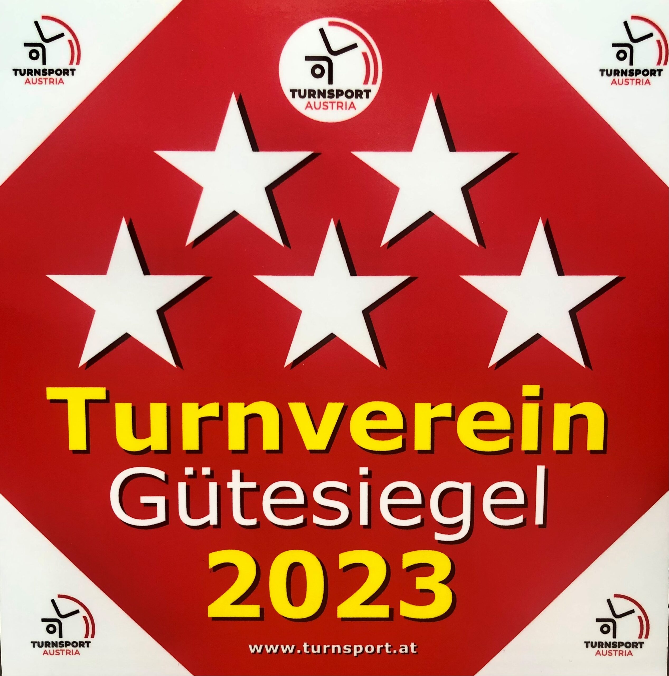Turnsport Austria Gütesiegel 2023 5 Sterne