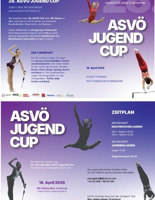 HPDM Memorial – 28. ASVÖ-CUP-Jugendturnier 2026