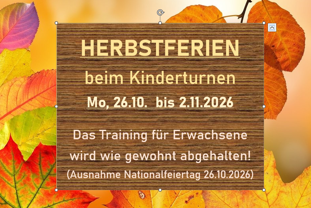 Herbstferien
